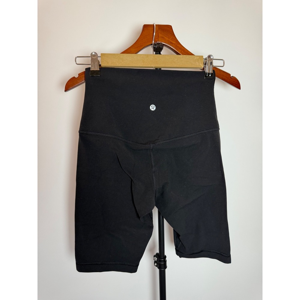 Lululemon Align High-Rise Short 8" Black Nulu Yoga Bike Shorts Size 4